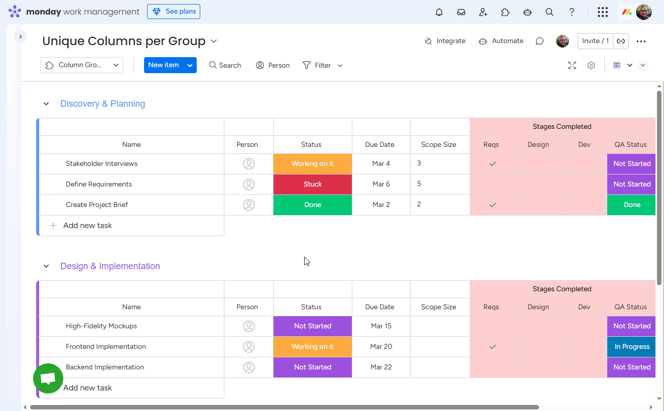 Opening the chat widget to message the developer